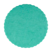 150x VELO VELI VERDE TIFFANY DI FATA TULLE ORGANZA TONDO VELETTI BOMBONIERE FAI DA TE CONFETTI