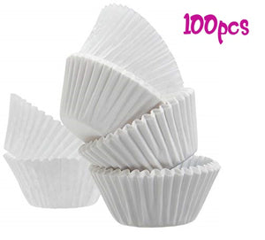 PIROTTINI DI CARTA 9CM PER MUFFIN 100PCS CUPCAKE TORTA COMPLEANNI DECORAZIONI FESTE