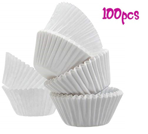 PIROTTINI DI CARTA 9CM PER MUFFIN 100PCS CUPCAKE TORTA COMPLEANNI DECORAZIONI FESTE