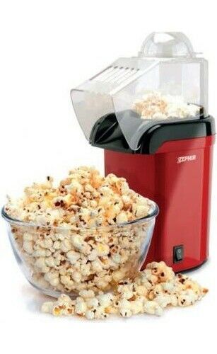 MACCHINA POP CORN POTENZA 1200W SENZA OLIO FESTE PARTY BAMBINI