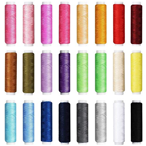 CONFEZIONE 120 PEZZI FILO PER CUCIRE COTONE PEZZI COLORI ASSORTITI CUCITURA