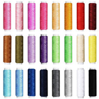 CONFEZIONE 120 PEZZI FILO PER CUCIRE COTONE PEZZI COLORI ASSORTITI CUCITURA