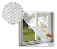 TELO ZANZARIERA ADESIVA A RETE PER FINESTRE BIANCO 130X150cm CASA