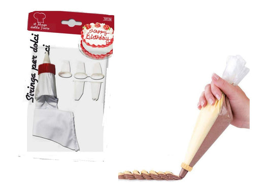 2 pz. Sacca per Dolci con 6 BECCUCCI Decorazioni Dolci E Torte Sacca Borsa Sacca A Poche