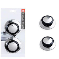 4X RICAMBI POMELLO per Coperchio Universale Resistente Impugnatura in PLASTICA PENTOLA ø 6 CM