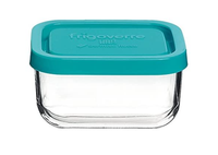 Bormioli Frigoverre Contenitore Rettangolare con Coperchio 9,5 X 7,3 cm