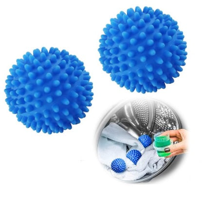 2 Palle bucato per lavatrice e asciugatrice, riutilizzabili, palle per bucato, effetto ammorbidente