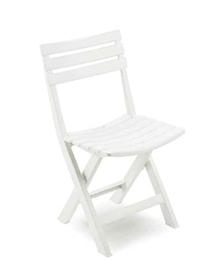 Pro-Progarden Birky Sedia da Giardino in Resina Bianco - Verde Colore: Verde