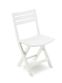 Pro-Progarden Birky Sedia da Giardino in Resina Bianco - Verde Colore: Bianco