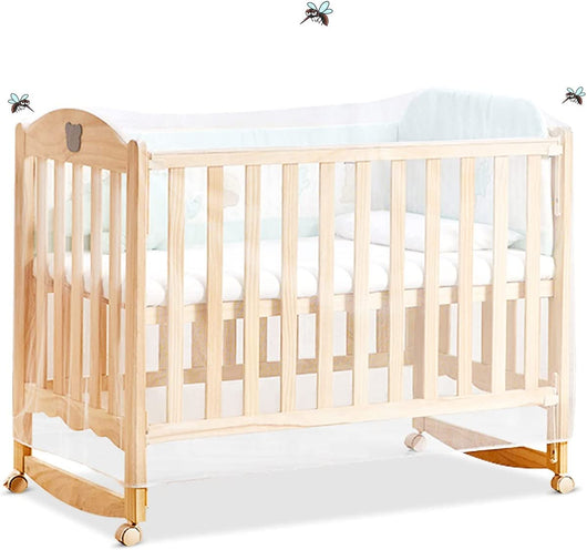 Zanzariera Per Culla Protezione Zanzare Mosche Insetti Lettino Da Viaggio 140x70x70 cm
