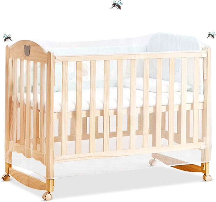 Zanzariera Per Culla Protezione Zanzare Mosche Insetti Lettino Da Viaggio 140x70x70 cm