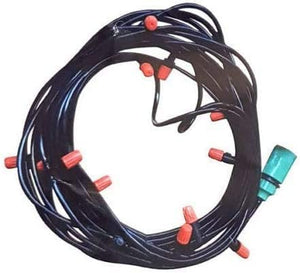 Kit NEBULIZZATORE ad Acqua NEBULIZZAZIONE Gazebo OMBRELLONE Giardino Pergola RINFRESCA 10m