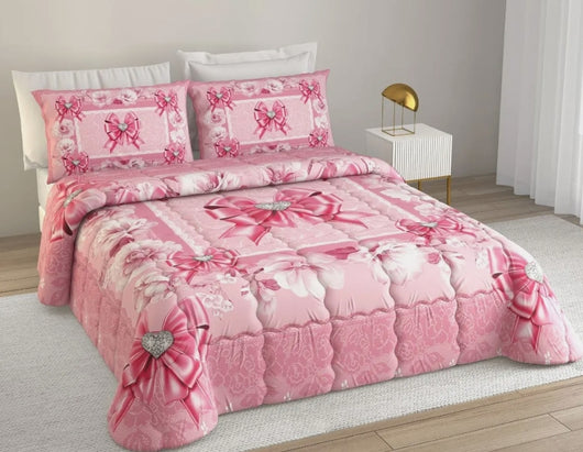 IRGE - Trapunta matrimoniale Gloria Digitale Piazzata 260 x 270