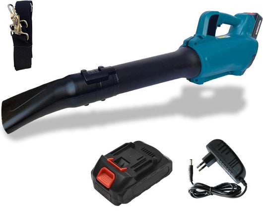 Soffiatore Elettrico a batteria 21V MAX con 7 velocità variabili Leggero e silenzioso Velocità 52.1m/s per foglie