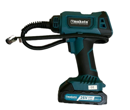 COMPRESSORE ARIA BATTERIA 26V PORTATILE RICARICABILE PER AUTO MOTO 1 BATTERIA