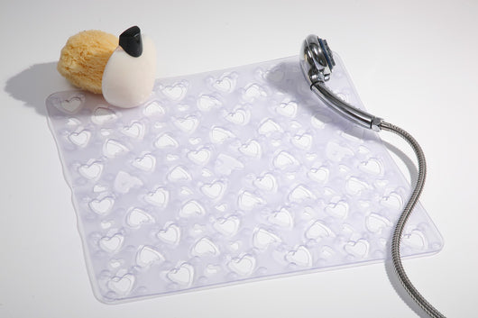 gedy co5555 tappeto doccia vinile cuore 55x55 trasparente cod:ferx.17789