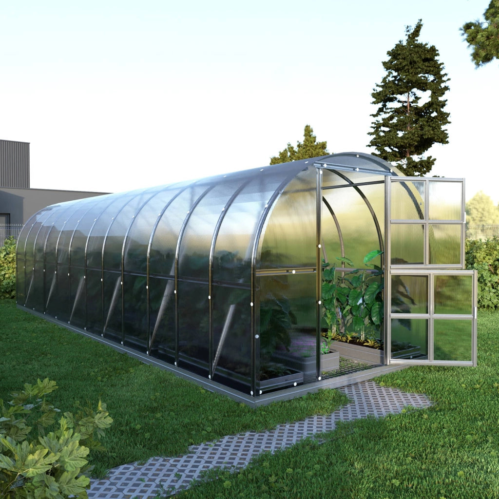 Serra da giardino KLASIKA ARCH 3 x 8 m (24 m²), 6 mm con rivestimento in policarbonato