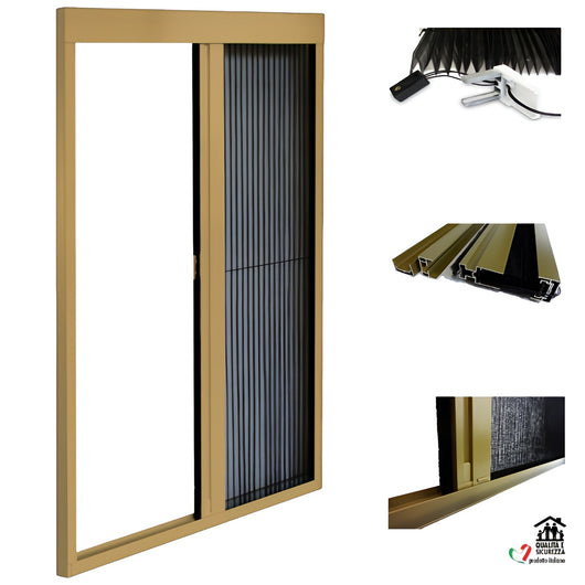 ZANZARIERA IRS OPERA PLISSE' 120X240 CM ORIZZONTALE BIANCO