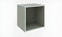 CUBO 35X29X35 CM AZZURRO