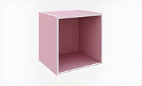 CUBO 35X29X35 CM AZZURRO