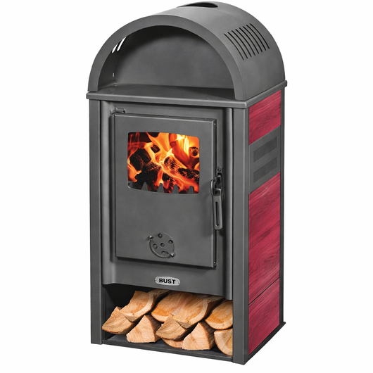 STUFA A LEGNA 8 kW VIENNA BORDEAUX – CALORE ELEGANTE E PRESTAZIONI ELEVATE