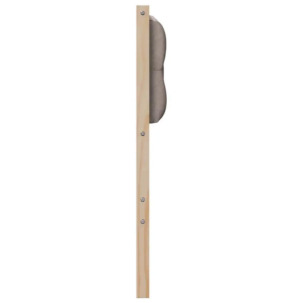 Testiera Altro Marrone e taupe 140 cm Legno di pino massello 879012