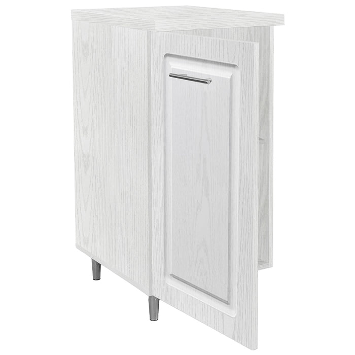 Mobile Cucina Componibile Base 1 Anta Bianco Frass. Classico 40x50 H 85 cm