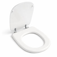 Copri Water Aretusa Cesame Legno MDF Bianco Lucido Ovale 44x36.5 cm