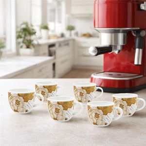 SET 6 TAZZINE CAFFE LUX 80CC