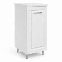 Mobile Cucina Componibile Base 1 Anta Bianco Frass. Classico 40x50 H 85 cm