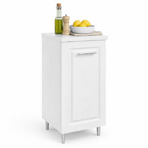 Mobile Cucina Componibile Base 1 Anta Bianco Frass. Classico 40x50 H 85 cm