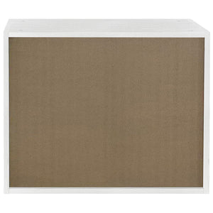 Mobile Cucina Pensile 1 Anta Ribaltabile Legno Bianco Frass. Classico 60x32 H49cm