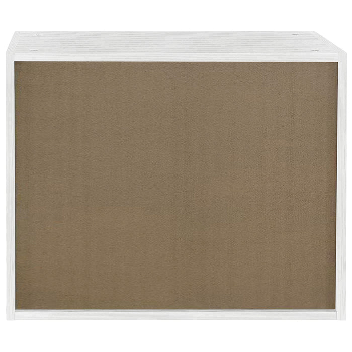 Mobile Cucina Pensile 1 Anta Ribaltabile Legno Bianco Frass. Classico 60x32 H49cm