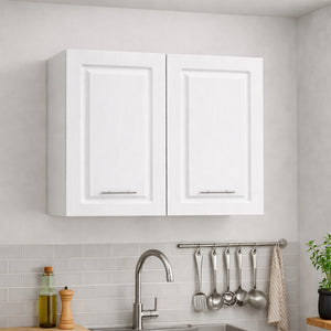 Pensile da Cucina Scolapiatti Sistema Raccogli Gocce Mobile Bianco Frass. Classico 80cm