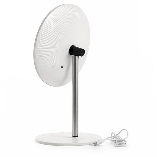 SPECCHIO INGRANDITORE LED - 3 COLORI DI LUCE, INTERRUTTORE TOUCH, REGOLAZIONE CONTINUA, DA TAVOLO, 22 X 33 CM - RICARICA DA USB