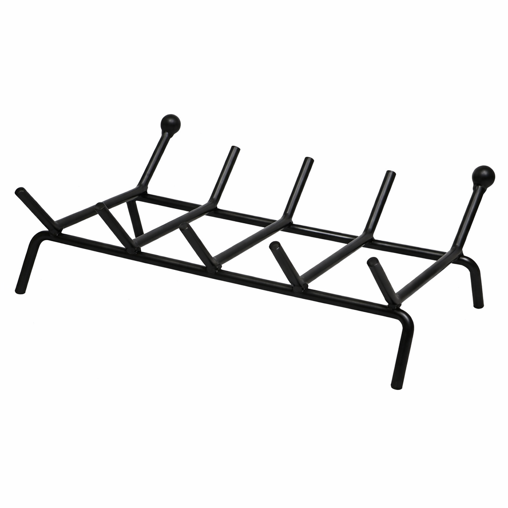 BRUCIALEGNA PER CAMINO IN ACCIAIO VERNICIATO SEZ. 12 50 x 35 CM