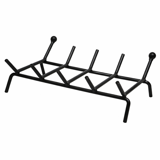 BRUCIALEGNA PER CAMINO IN ACCIAIO VERNICIATO SEZ. 12 50 x 35 CM