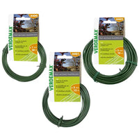 Filo Tondo Plastificato in Acciaio per Legature Rami Verdemax Formato: mm 2 x m 15