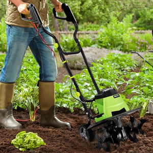 Motozappa Elettrica 1500W Elettrozappa 40cm Zappatrice 6 Lame 22cm