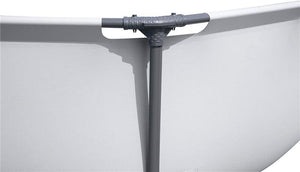 BESTWAY PISCINA FUORI TERRA STEEL PRO MAX TONDA Ø 305 X 76 CM BIANCA