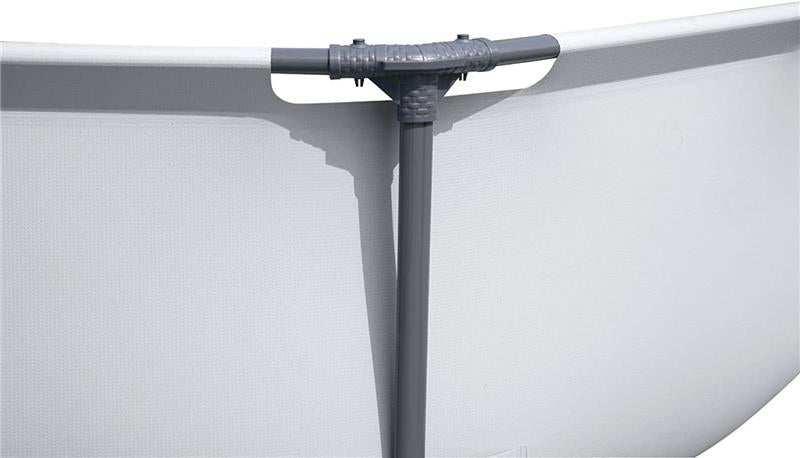 BESTWAY PISCINA FUORI TERRA STEEL PRO MAX TONDA Ø 305 X 76 CM BIANCA