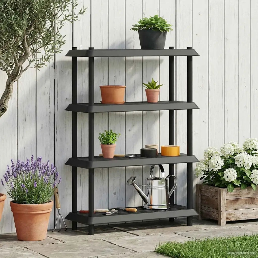 Unità di scaffalatura 4 livelli 100 x 40 x 136,5 cm PP 8011748