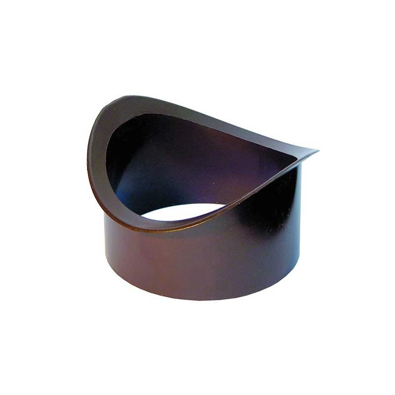 Bocchello in pvc marrone per gronda tipo "milano" : Diametro - 100