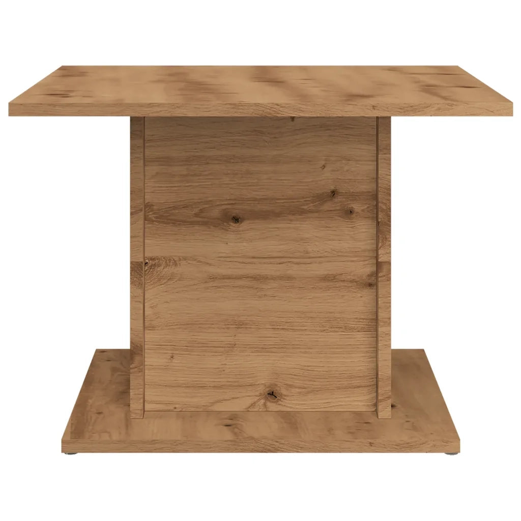 Tavolino Salotto Rovere Artigianale 55,5x55,5x40 cm Truciolato 856809