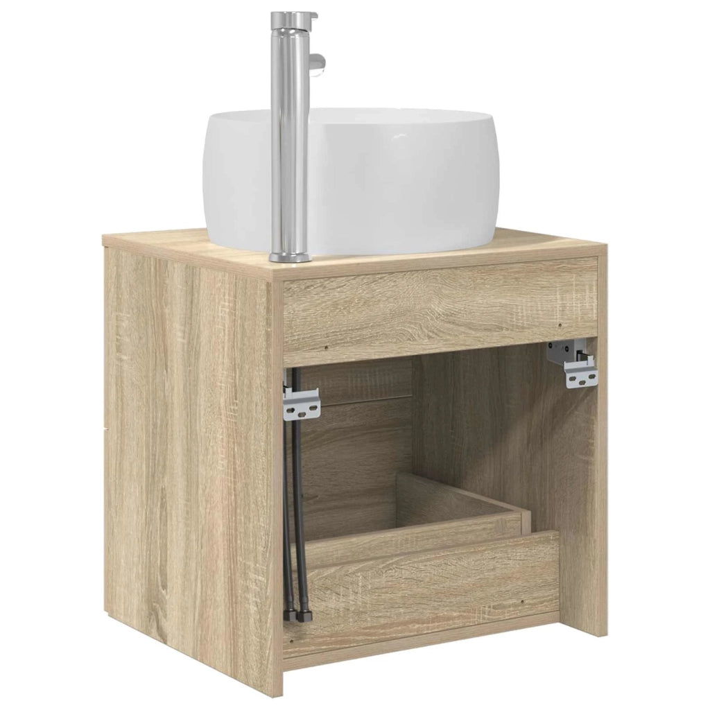 Mobile Lavabo da Parete Rovere Sonoma 49,5 x 44,5 x 66 cm 890312