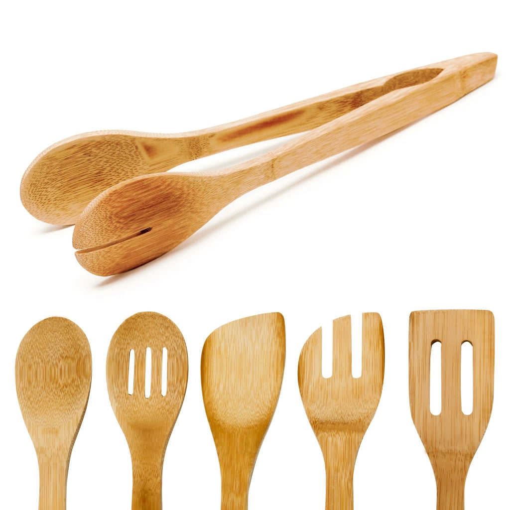 Set di utensili da cucina in bambù da 6 pezzi 13_0002912