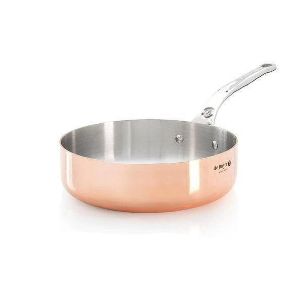 DE BUYER 6230.24 Prima Matera Rondel 3 L Acciaio Inox e Rame Induzione Colore Arancione