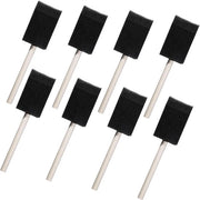 Set di pennelli a schiuma per dipinti, pennelli a spugna per dipinti, manici in legno, pennelli a schiuma per dipinti, pennelli a spugna per dipinti, attrezzatura, pennelli a schiuma per dipinti, set per adulti e bambini e acquerelli
