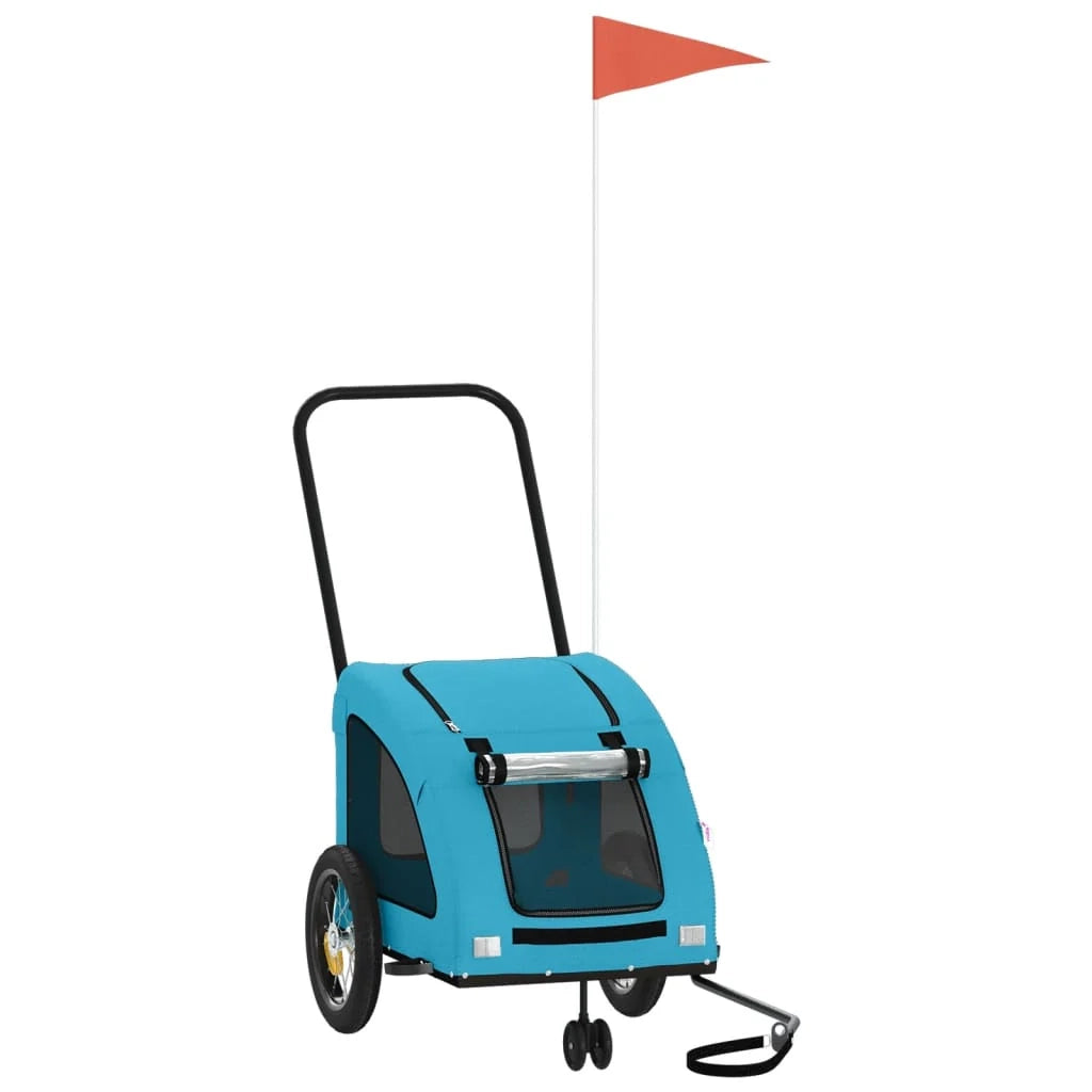 Rimorchio/carrello per animali domestici blu 02_0044204