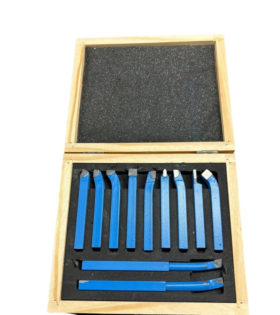 UTENSILI BRASATI PER TORNIO 11 PZ 10mm PER LEGNO
